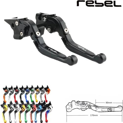 For Honda CMX 500 CMX300 Rebel 2018 2017 Motorcycle CNC Brake Clutch Levers Adjustable Extendable Foldable