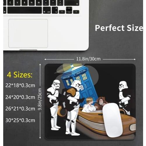 That Is Not The Tardis You Are Looking For Mouse Pad DIY Print Dr Who Who Tardis Whovian Dalek Tv Blue