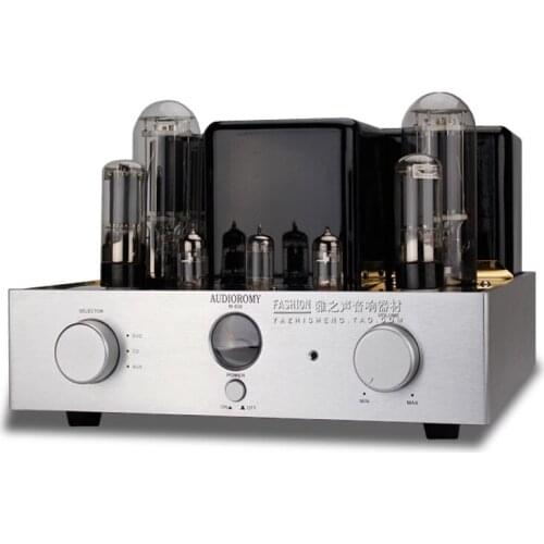 M-838 High-power fever tube amplifier 845*2, 6P3P*2, 6N11*2, 12AU7*1 Single-ended Class A tube amplifier with remote control 22W