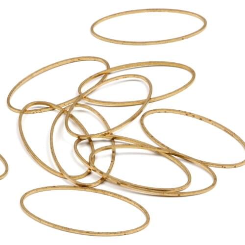 Brass Geometric Charms, Raw Brass Earrings Findings,Raw Brass Pendant,Oval shaped Earrings Brass Charm,30X15mm,RB1139