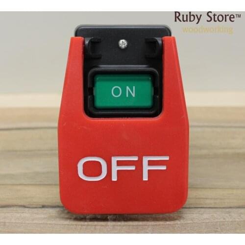 HY56 Push Button Safety Switch For 220V/380V Table Saws Router Tables, Industrial Electrical Appliances and Similar Devices