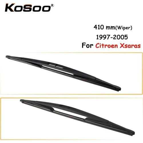 KOSOO Auto Rear Car Wiper Blade For Citroen Xsara,410mm 1997-2005 Rear Window Windshield Wiper Blades Arm,Car Accessories