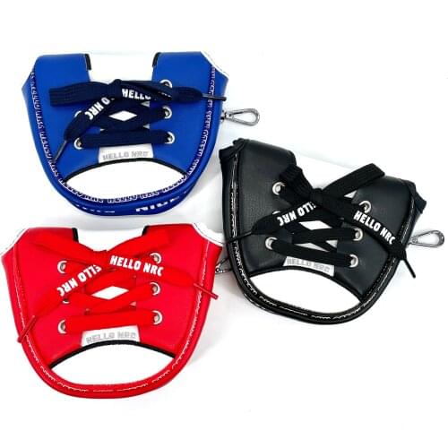 2021 New Golf Club Mallet Putter Cover Magnet Closed PU Leather Red Blue Black Shoe Styles Novelty Trend Fashion