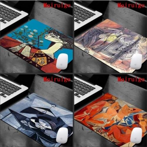 Mairuige Picasso style oil painting mouse pad 220X180mm computer big sale cheapest rubber desk keyboard