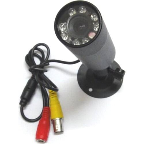 Mini Bullet 480TVL Sony CCD 8IR Leds Color 3.6mm Wide Angle Security CCTV Camera