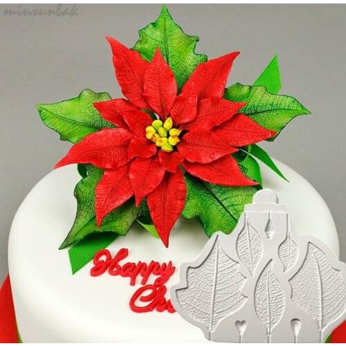 Minsunbak DIY Chocolate Silicone Mold New Maple Leaf Cake Decorating Baking Tools Gumpaste Mold