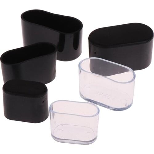 4PCs Oval Chair Leg Pads Furniture Table Covers Caps Feet Protector Socks Dust Cover Non-Slip Furniture Leveling Feet Pad