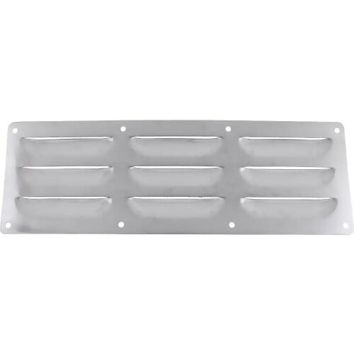Durable 304 Stainless Steel Marine Boat Yacht Louver Vent 9 Slot Ventilation