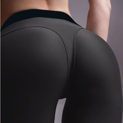 Sexy Women Yoga Pants Elastic Fitness Slim Tights Running Sportswear Sports Pants Quick Drying Training Trousers Sport Leggings