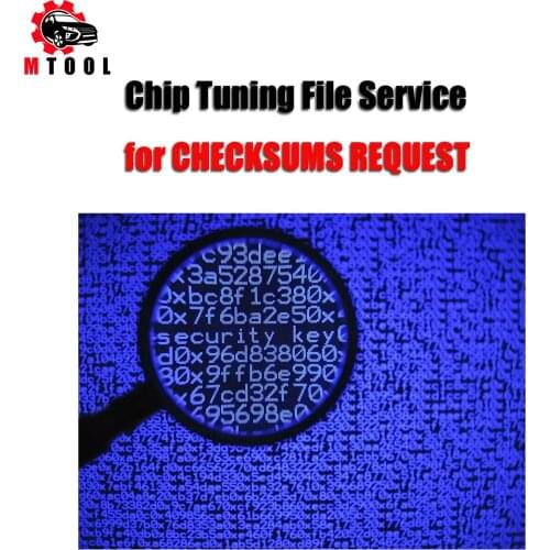 Chip Tuning File Service for CHECKSUMS REQUEST