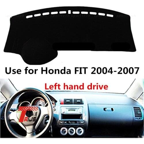 Taijs Left hand drive Polyester Car Dashboard Cover Dash Mat for Honda FIT 2004 2005 2006 2007 Hot Selling Model Carpet
