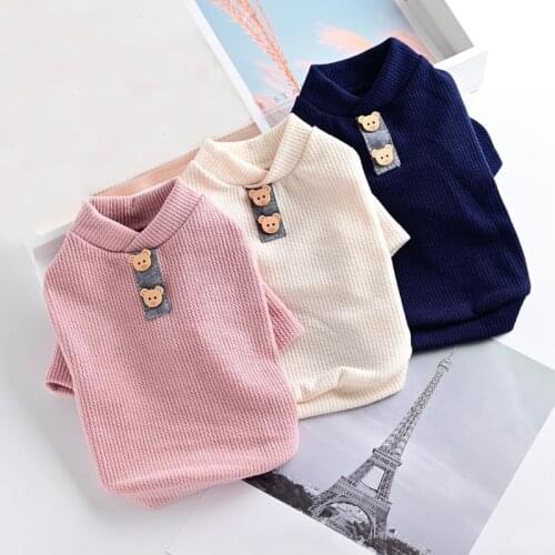 Casual Dog Hoodies Warm Puppy Outfit Pet Jacket Coat Winter Dog Clothes Soft Sweater Clothing for Small Dogs Chihuahua