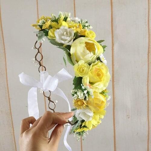 Spring Flower Floral Wreath Crown