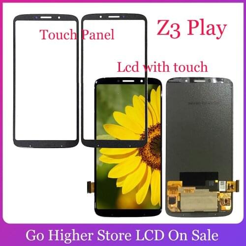 For Motorola Z3 Play Lcd Display Touch Screen Digitizer Glass Assembly Replacment Moto Z3 Play Screen