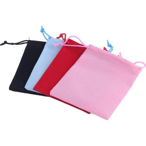 20pcs Gift Bag Jewelry Display Mix Color 5x7cm Velvet Bag/jewelry Bag/organza Pouch 5 Colors#2