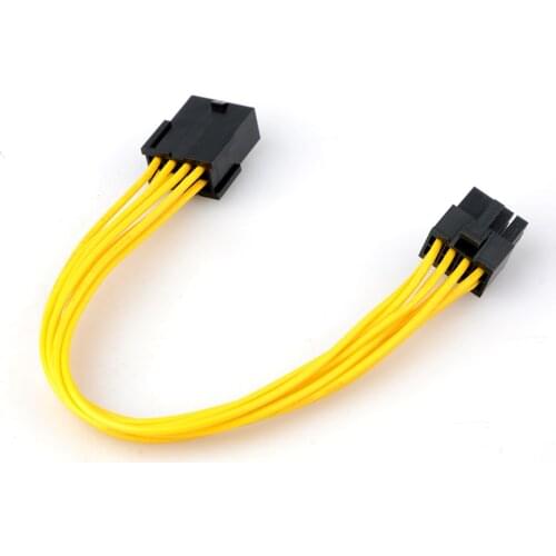 8-pin PCI Express to Pcie 8 pin (6+2) PC Motherboard Graphics Video Card Pci-e GPU VGA ATX PSU Power Extension Cable