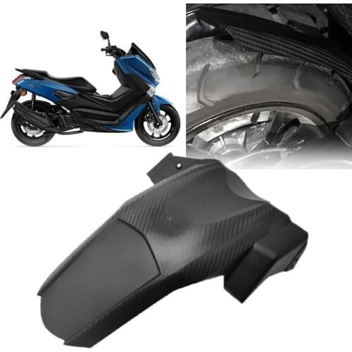 Motorcycle Rear Fender Mudguard Hugger Splash Guard Carbon Fiber Pattern for YAMAHA NMAX 155 NMAX 150