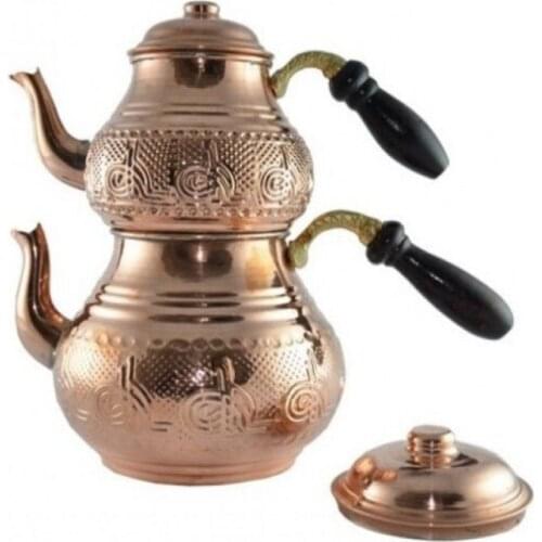 Teapots Teapot Copper Handmade Tea Set Traditional Turkish Chinese Japanese Tea Coffee Kettle Boiler Christmas Gift