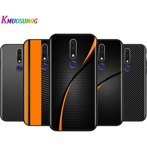 Bright Black Cover Car Carbon fibre for OPPO Reno 4 3 Pro 10X Zoom 2 Z F ACE X2 Pro 5G A5 A9 2020 Phone Case