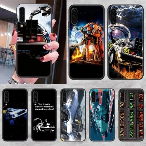 Back To The Future Phone case For Samsung Galaxy A 3 5 7 8 10 20 21 30 40 50 51 70 71 E S 2016 2018 4G black painting funda 3D