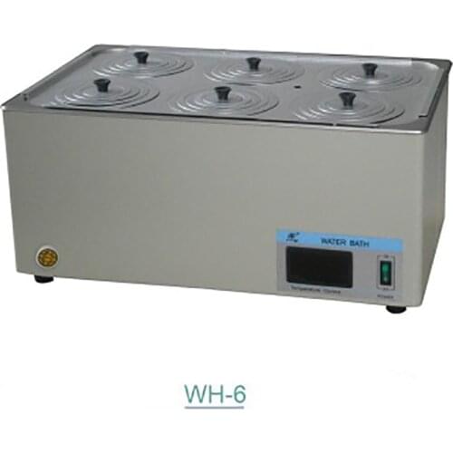 Digital thermostatic water bath / constant temperature water tank / water temperature box WH-6 six hole