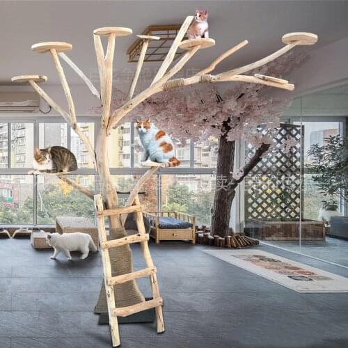 Imitation Cat Tree Cat Climbing Frame Withered Tree Large Fake Tree Modeling Tree Nest Pet Jumping Platform Cat Toy Decoration