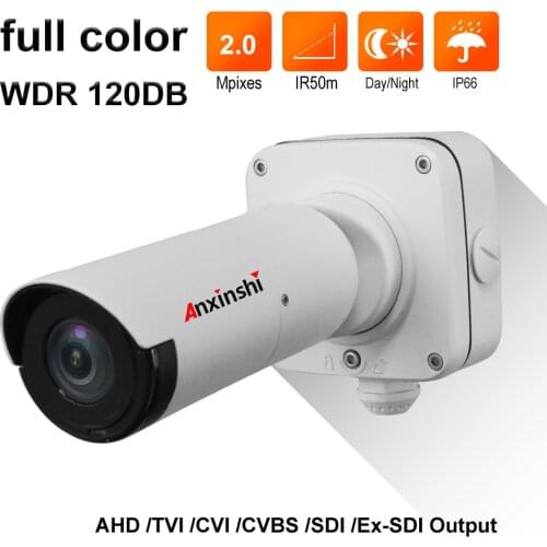Super WDR 120DB HD 2MP Starlight AHD Camera Sony IMX327 Sensor 1080P Outdoor Waterproof CCTV Camera IR Distance 50m Up The Coax