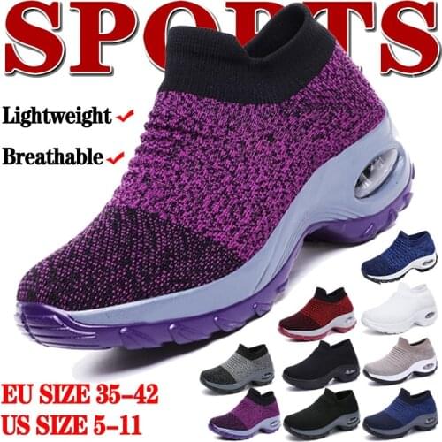 Women Sneakers Fashion Breathable Mesh Casual Shoes Platform Sneakers Platform Woman Vulcanize Shoes Walking Zapatillas Mujer