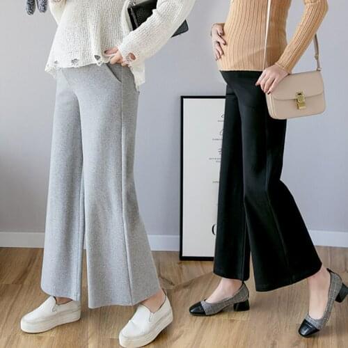 Maternity Leggings Clothes for Pregnant Women Wide-leg Pants Cotton Breathable Trousers Ropa Maternal Vetement Grossesse 30%Off