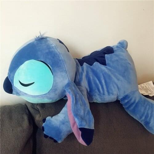 Lilo and Stitch Grilfriend Angel Sleeping Stitch Plush Toy cushion pillow Japan Toys Gift Rare