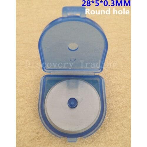 100- 28mm Quilting Rotary Cutter Blades Round hole Replacement Blades (SKS-7) Fit for Fiskars, Olfa, Truecut, Clover & Dafa