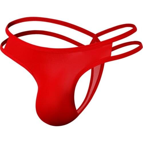 Mens Sexy Thongs Bikini Men Underwear Men T-Tack Thong G String Jockstrap Mens Briefs Male Sexy U Pouch Panties Men Underwear