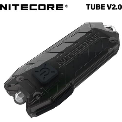 NITECORE TUBE V2.0 Flashlight Portable LightWeight EDC Pocket Flashlight Waterproof Mini Colorful KeyChain Lamp(With USB cable)