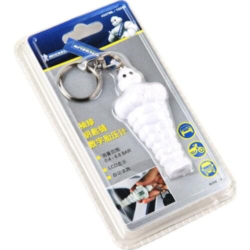 Mini Portable Keychain Tire Tyre Wheel Air Pressure Gauge Tester Digital LCD 5-100 PSI Procession Tool Tire Pressure Monitor