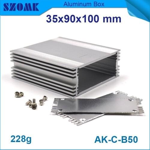 Made in China Aluminum housing enclosures 10 pc/lot in good quality fit PCB size and well heat dissipation cooling sides