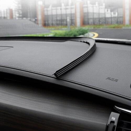 1.6 m U-shaped rubber sound insulator car windshield edge gap sticker for Volkswagen Skoda Octavia Fabia Rapid Superb Yeti Room