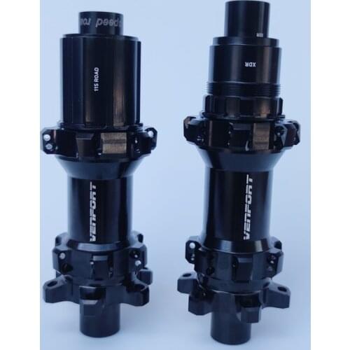 VENFORT Road bike disc brake hub 24H thru axle Quick Release XD 142 12 100 135 Compatible ratchet 54T 4 sealed bearings hub