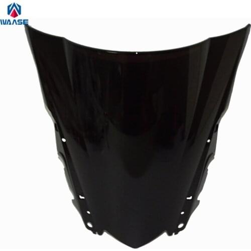 Waase Motorcycle Double Bubble Windscreen Windshield Shield Screen For Yamaha YZF R3 R25 2014 2015 2016 2017 2018