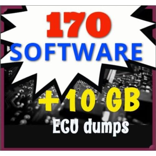 170 ECU Tuning softwares + 10gb ECU dumps (After extract) big promotion