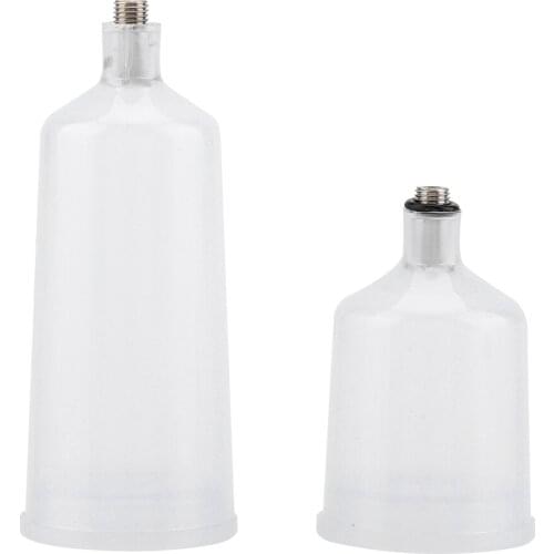2PCS / Set 20ml 40ml Plastic Spray Paint Gun Airbrush Cup Pot Fastmover Threaded Connector Part Plastic Spray Paint Gun