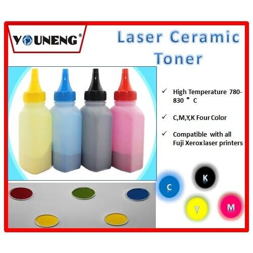 4 Colors/set Toner Powder Compatible For xerox 6510 6500 215 color copier CMYK 100g/color 400g