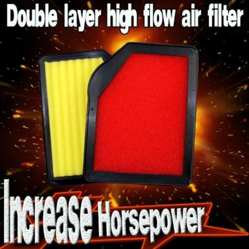 Car Air Filter High Flow Air Filter Automobile Super Hybrid Air Filters for HONDA CRV CR-V 2.4L 2012-2015 ( match KN 33-2477 )