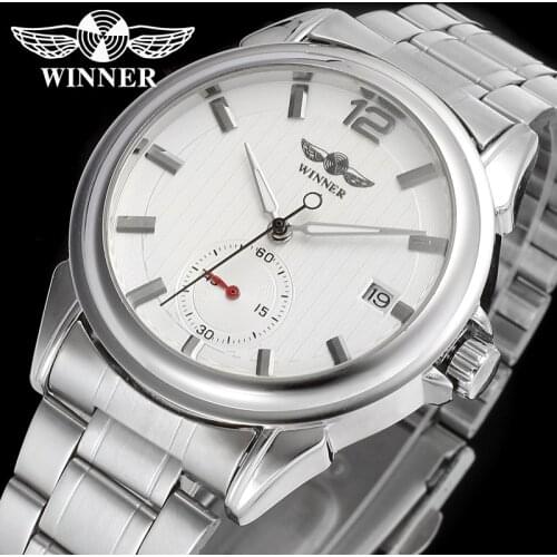 WINNER Men Automatic Mechanical Watches Wristwatches Top Brand Luxury Casual Fashion Date Calendar Wristwatch Gifts Male Clocks