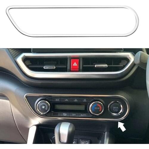 Car Central Control Air Conditioning Decorative Frame Air Conditioning Air Outlet Cover for Toyota Raize 2020-2021