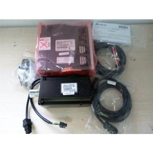 Delta 220V 100W 0.32NM 3000r/min 40mm brake AC Servo Motor Drive kits ECMA-C10401HS+ASD-A2-0121-L with 3M cable