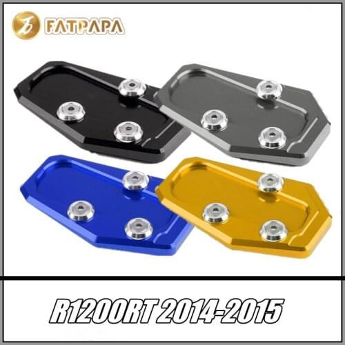 For BMW R1200RT 2014 2015 Motorcycle Accessories Kickstand Sidestand Stand Extension Enlarger Pad