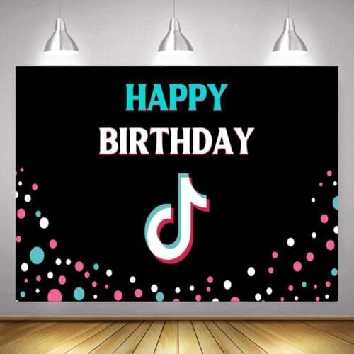 Wonderful Musical Symbol Background Picture Studio Beat Audio Frequency Birthday Party Photography Backdrop Photo Booth