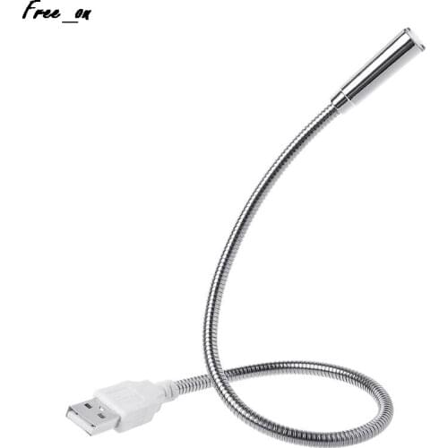 USB Flexible Light Keyboard Lamp Rechargeable Adjustable Hose Night Illumination Plug And Play For PC Computer Desktop Book Read