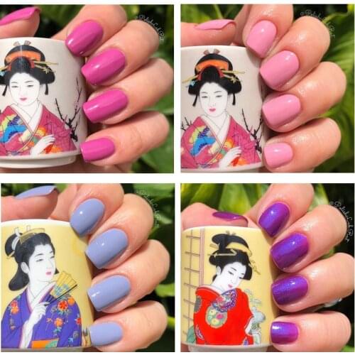 Lovcarrie 6.3ml Ordinary Nail Polish Fast Dry Tokyo Collection Nail Art Lacquer Pure Verniz Varnish Manicure Nail Art Decoration