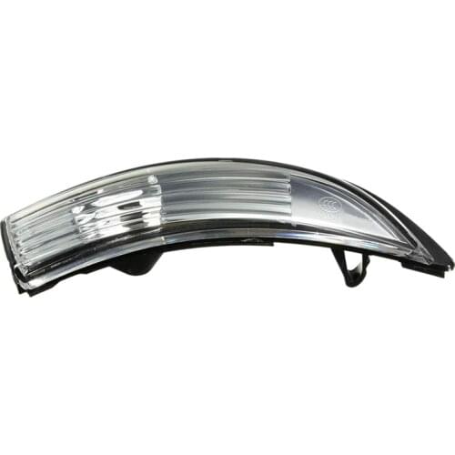 White Right Reversing Mirror Steering Lamp Rearview Mirror Steering Lamp Without Bulb Suitable For 2008-2016 Ford Fiesta Mk8